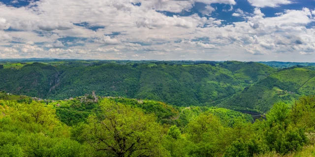 Panorama depuis le Belvédère de Rouens